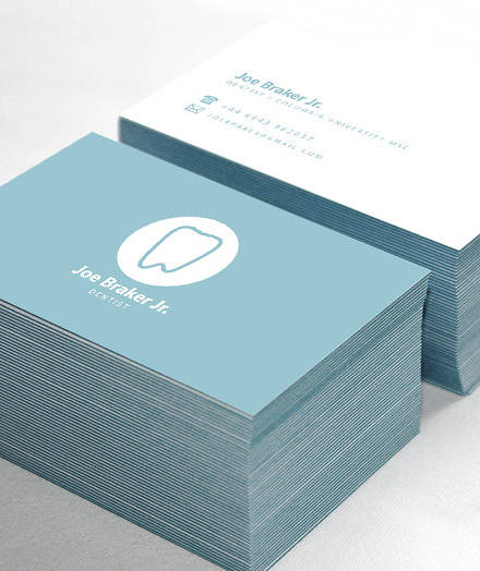 Dentist business card